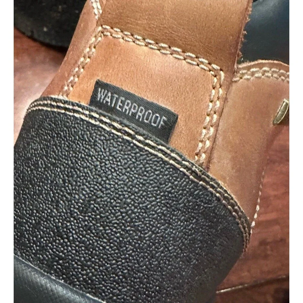 Orthofeet Mens 9.5 EEEE Hands Free Safety Composite Toe Extra Wide Work Boots